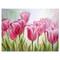 Designart - Tulips in a Row - Floral Art Canvas Print